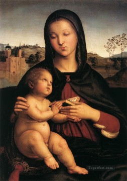 La Virgen y el Niño 1503 Maestro renacentista Rafael Pinturas al óleo